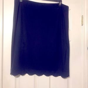 Dainty Jewell's Blue Scalloped Hem 2x GUC W 22” H 24” L 27”